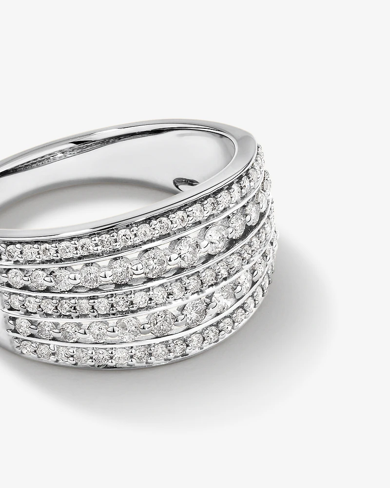 0.70 Carat TW Infinite Diamonds Ring in 10kt White Gold