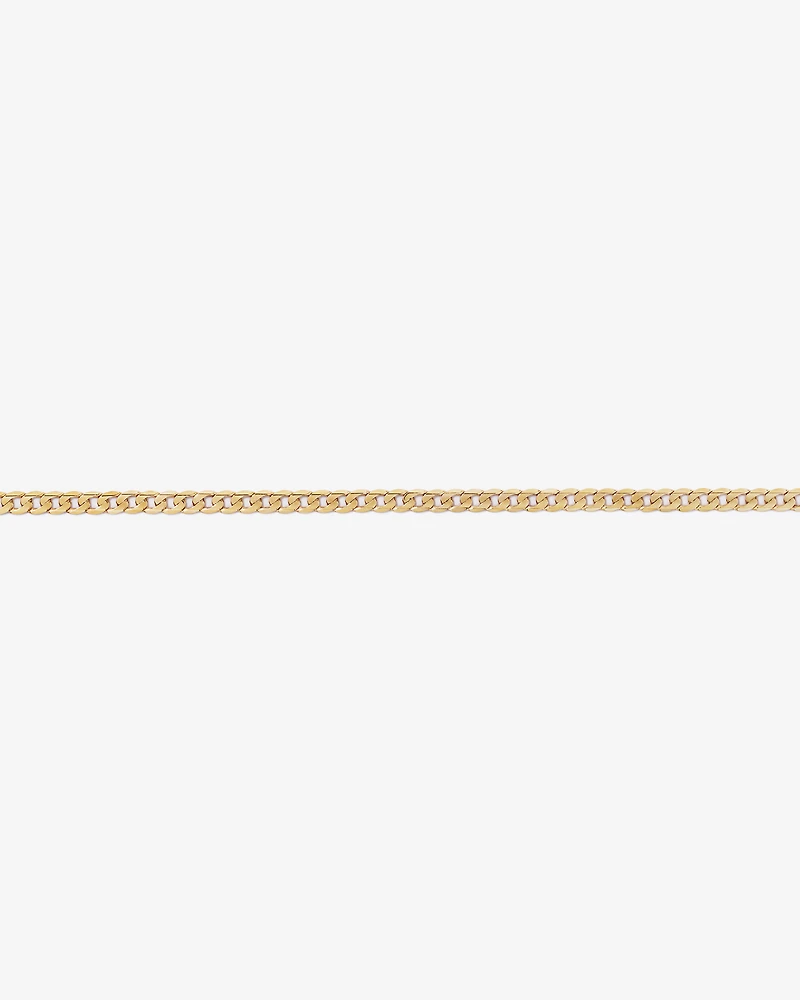 45cm (22") 4.5mm-5mm Width Curb Chain in 10kt Yellow Gold