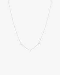 Collier de perles de culture d'eau douce en or blanc 10 carats