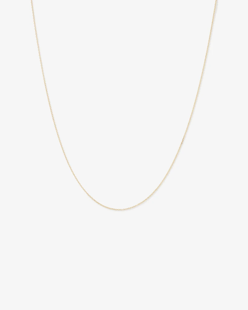 Chaîne belcher massive de 45 cm en or jaune 10 K