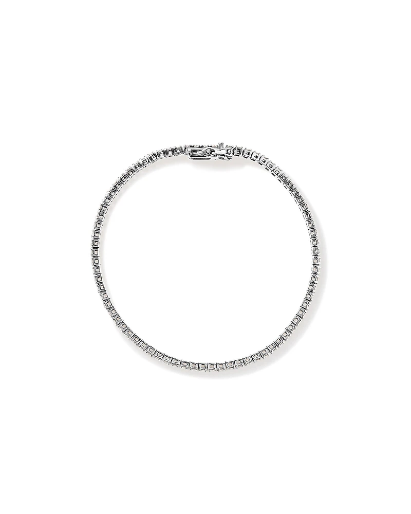2.46 Carat TW Diamond Tennis Bracelet in 10kt Gold
