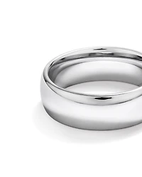 8mm Polished Dome Wedding Band Tungsten