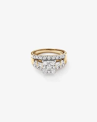 Engagement Ring with 1.75 Carat TW of Diamonds in 14kt White and Yellow Gold