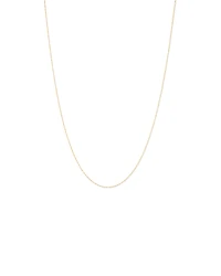 50cm (20") 1mm Width Singapore Chain in 10kt Yellow Gold