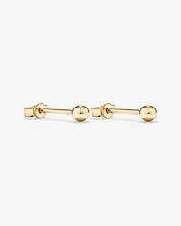 3mm Ball Stud Earrings in 10kt Yellow Gold