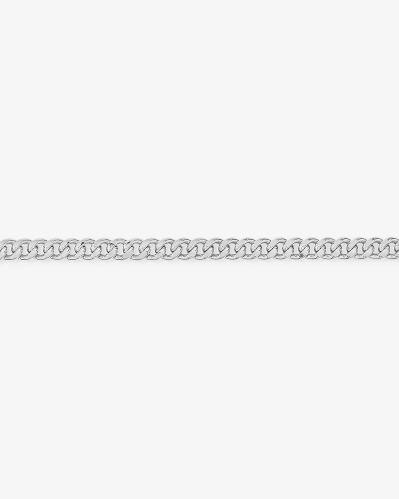 19cm (22") 9mm Width Semi Solid Diamond Cut Curb Bracelet in 10kt Gold
