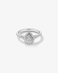 Bridal Set with 0.60 Carat TW of Diamonds in 14kt White Gold