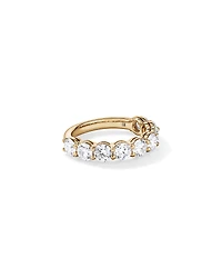 2.74TW Round Brilliant Laboratory-Grown Diamond Wedding Ring 14kt Yellow Gold
