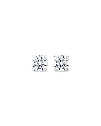 1.00 Carat TW Laboratory-Grown Diamond Solitaire Stud Earrings 14kt Gold
