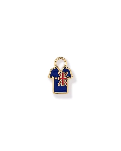Australia Jersey Earring Charm in 18Kt Vermeil