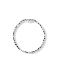 Bubble Tennis Bracelet with 3.03 Carat TW of Diamonds in 14kt White Gold