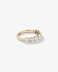 2.00 Carat TW Round Brilliant Laboratory-Grown Diamond Wedding Ring in 14kt Yellow Gold