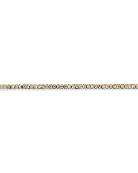 2.95 Carat Emerald Laboratory-Grown Diamonds Tennis Bracelet in 10kt Yellow Gold