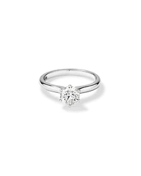 Certified Solitaire Engagement Ring with a 1 Carat TW Diamond in 18kt White Gold