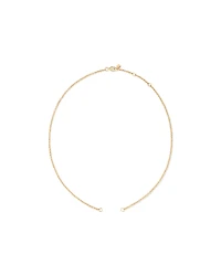 50cm (19.7") Solid Belcher Open Chain in 10kt Yellow Gold