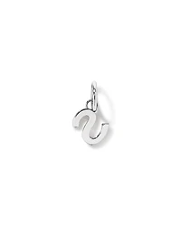 Letter Initial Pendant in Sterling Silver