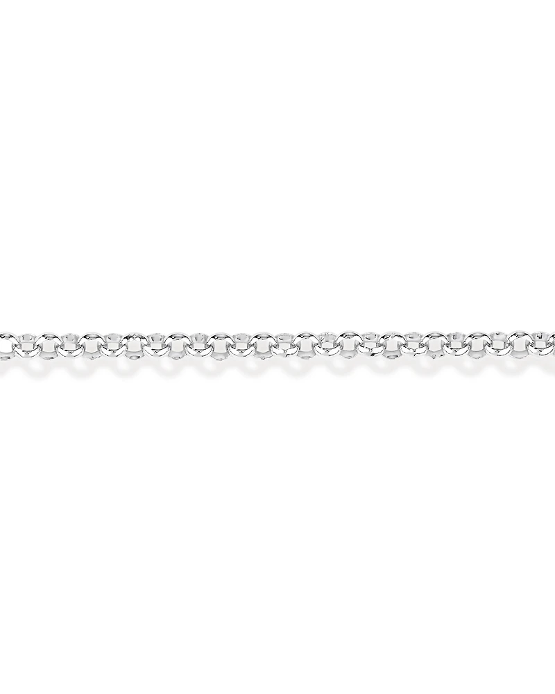19cm (7.5") Belcher Bracelet in Sterling Silver