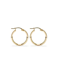 15mm Hoop Earrings 10kt Yellow Gold