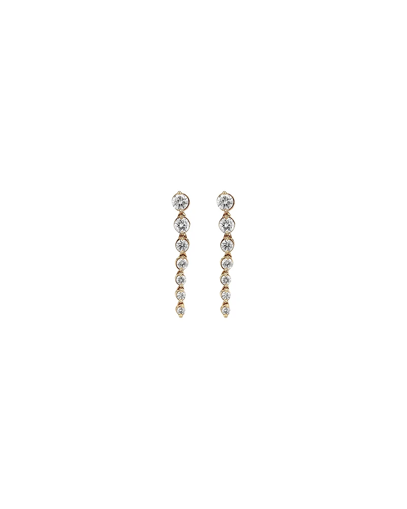 Drop Earrings with 0.50 Carat TW of Diamonds in 18kt Yellow Gold