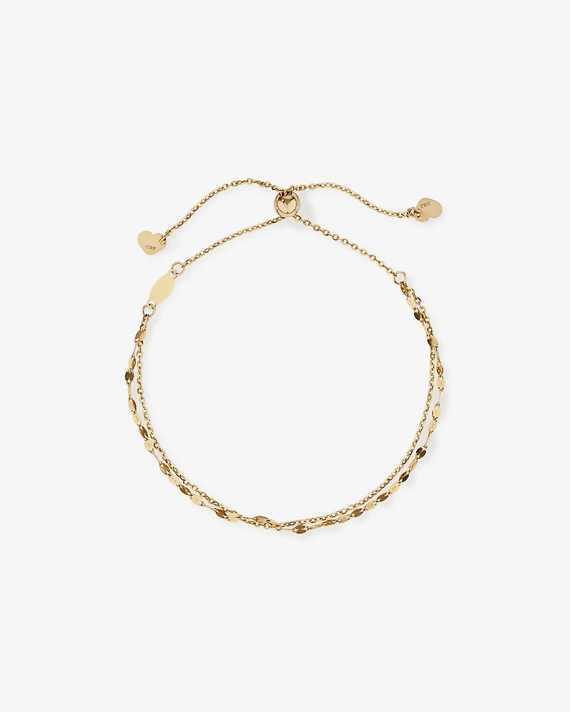 25cm Multistrand Bolo Bracelet in 10kt Yellow Gold