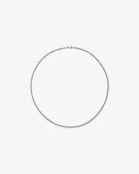 65cm (25") Oxidised Wheat Chain in Sterling Silver