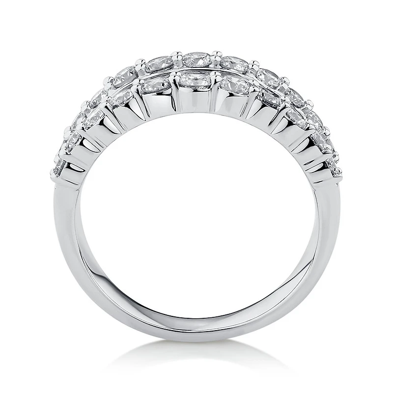 Ring with 2 Carat TW of Diamonds in 14kt White Gold