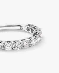1.00 Carat TW Round Brilliant Laboratory-Grown Diamond Wedding Band in 14kt White Gold