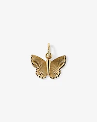 Sunray Butterfly Pendant in 10kt Yellow Gold