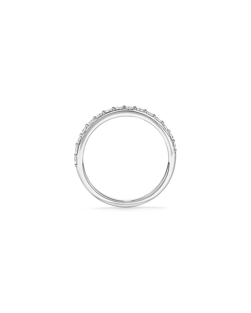 0.50TW Round Brilliant Laboratory-Grown Diamond Wedding Band 14kt White Gold