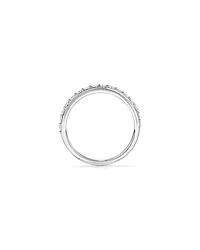 0.50TW Round Brilliant Laboratory-Grown Diamond Wedding Band 14kt White Gold