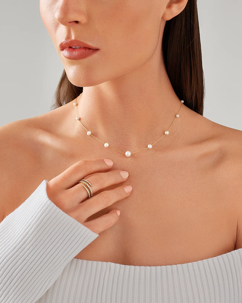 Spiral Ring with .50 carat TW of diamonds in 10kt yellow gold