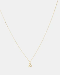 Pendentif « P » en or jaune 10 K