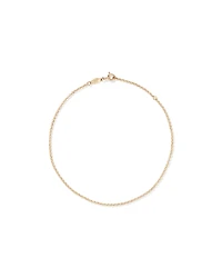 26cm (10.2") 1.7mm Width Belcher Chain Anklet in 10kt Yellow Gold