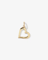 Open Love Heart Pendant in 10kt Yellow Gold