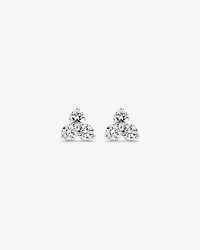 0.50 Carat TW Round Brilliant Diamond Trio Stud Earrings in 10kt White Gold