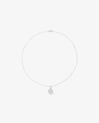 Lume Lab Round Pendant with 1.50 Carat TW of Laboratory-Grown Diamonds in 10kt White Gold