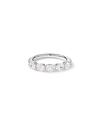 1.25 Carat TW East-West Oval Laboratory-Grown Diamond Wedding Ring 14kt Gold