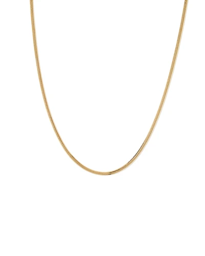 Fluid Chain Necklace in 18kt Gold Vermeil