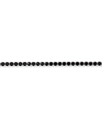 Black Spinel Tennis Bracelet in Sterling Silver