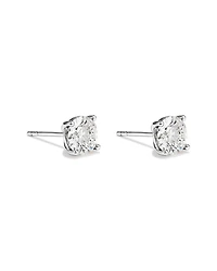1.00 Carat TW Canadian Diamond Solitaire Stud Earrings in 18kt White Gold