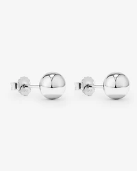 Boucles d'oreilles clous en forme de boule de 8 mm en argent sterling