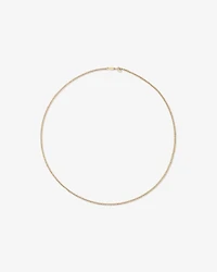 50cm (20") Semi Solid Curb Chain in 10kt Yellow Gold