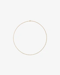 Chaîne semi-solide à maillons gourmette de 50 cm (20 po), largeur de 1,96 mm, en or jaune 10 ct