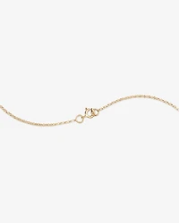 "P" Initial Necklace with 0.10 Carat TW of Diamonds in 10kt Yellow Gold