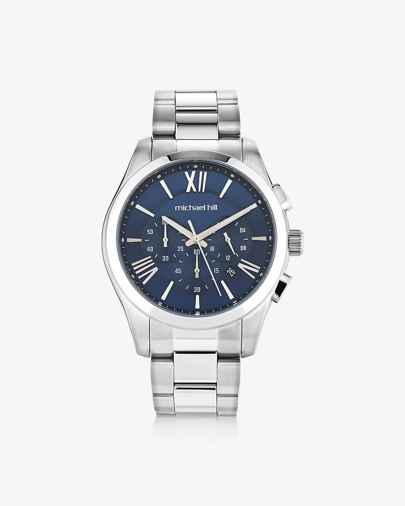 Men's Chronograph Watch Stainless Steel