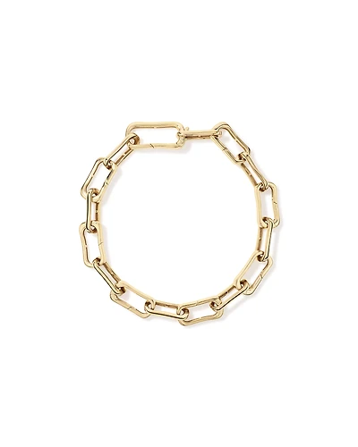 20.5cm (8.1") Alternate Clip Link Bracelet in 18kt Yellow Gold Vermeil
