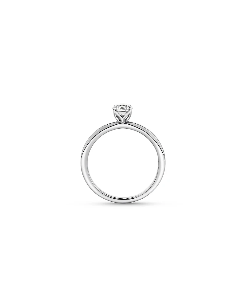 Carat TW Round Brilliant Solitaire Ring in Recycled Platinum
