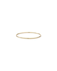 Slim Round Bangle in 10kt Yellow Gold