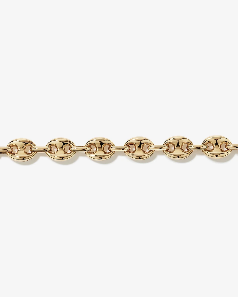 Bracelet Puff Anchor en Vermeil or 18 carats