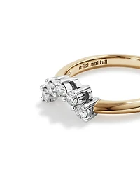 Wedding Ring with 0.25 Carat TW of Diamonds in 14kt Yellow & White Gold